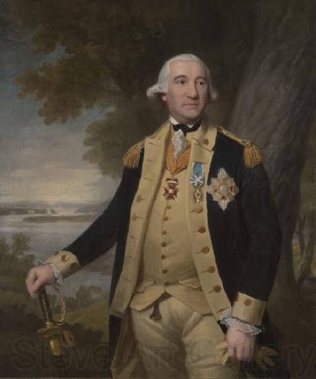Ralph Earl Major General Friedrich Wilhelm Augustus, Baron von Steuben Norge oil painting art